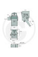 Obrázok pre Multifaster 2P206G-2-12G FC samice spojovací pouzdro hydrauliky 2 rychlospojky