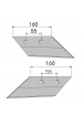 Obrázok pre Ostří předradličky pravé na pluh Gregoire-Besson délka 160 mm AgropaGroup