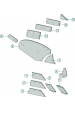 Obrázok pre Ostří předradličky levé na pluh Lemken, Ostroj typ S270L 280 x 100 mm Granit