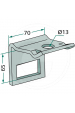 Obrázok pre Držák pera kombinátoru pro pera kombinátoru 45 x 12 mm, pro rámy 50 x 50 mm