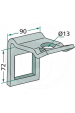 Obrázok pre Držák pera kombinátoru pro pera kombinátoru 60 x 12 mm, pro rámy 60 x 60 mm