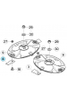 Obrázok pre Rotační nože pravé pro diskové sekačky Kuhn GMD 95 x 45 x 3,5 mm 25 ks originální