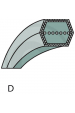 Obrázok pre Klínový řemen AA 110, 12,7 x 2794 žací na zahradní traktor Husqvarna CTH140 Twin, CTH141