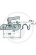 Obrázok pre Tažný kloub ALBE Berndes EM 150 RA pro bržděný přívěs do 2.200 kg