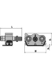 Obrázok pre Hydraulická vsuvka CEJN Multi-X Duo 10 3/8" - WEO 3/8" vnější závit