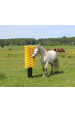 Obrázok pre Drbadlo pro skot, koně venkovní na pastviny EasySwing Totem pasivní s podstavcem 168 cm