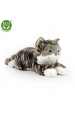 Obrázok pre Plyšová mourovatá kočka šedá Rappa velikost 40 cm
