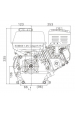 Obrázok pre Motor Loncin G200FR horizontální 1 válec 4-takt 196cc 5,5 HP kompletní
