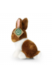 Obrázok pre Plyšový králík bílo-hnědý sedící Rappa velikost 16 cm