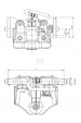 Obrázok pre K80 závěs Rockinger 330 × 32 × 25 mm, nosnost 3000 kg