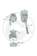 Obrázok pre Multifaster 2P206-2-12G FC samica pákový rýchloupínač hydrauliky 2 rýchlospojky