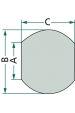 Obrázok pre Guľa kat. 3-2 do spodných ramien hydrauliky trojbodového závesu traktora