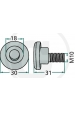 Obrázok pre Skrutka noža rotačné kosačky M10x31 pre Deutz-Fahr, Taarup, Vicon / PZ s maticou 25 ks