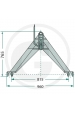 Obrázok pre Trojuholníkový mezirám kat. 2 zosilnenia prevedenie do 1600 kg